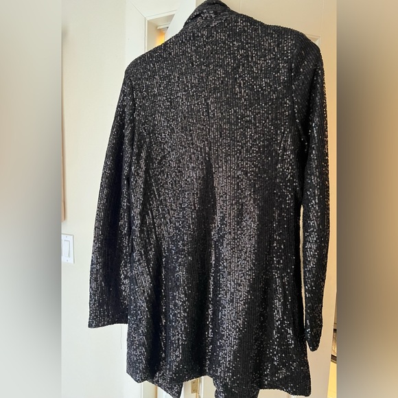 Black sequin blazer - Picture 2 of 3